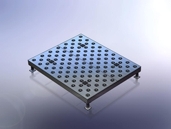CasterDeck 11x 9 with pneumatic break