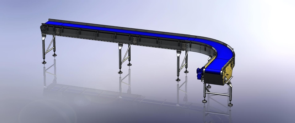 Curve Plastic Conveyor