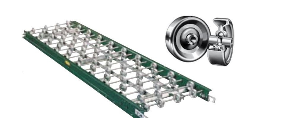 Gravity Skatewheel (straight, curve, merging or diverging applications)